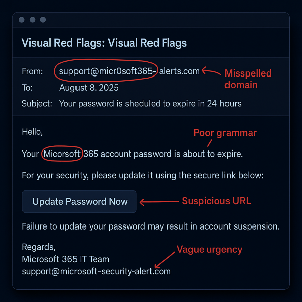 Microsoft Phishing Email Example Microsoft Phishing Email Example